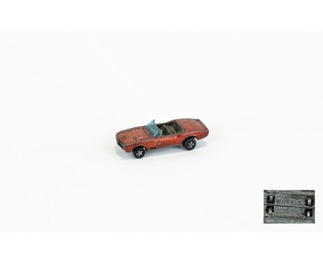 Rare Hot Wheels Mattel Cast Metal Model Custom Red Line Fire Bird 1968 car model. Please see photo for condition.