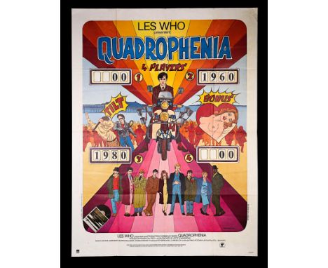 Artist: Kalki CreationA French Grand Affiche for the Who film "Quadrophenia" (1980), the poster design being radically differ