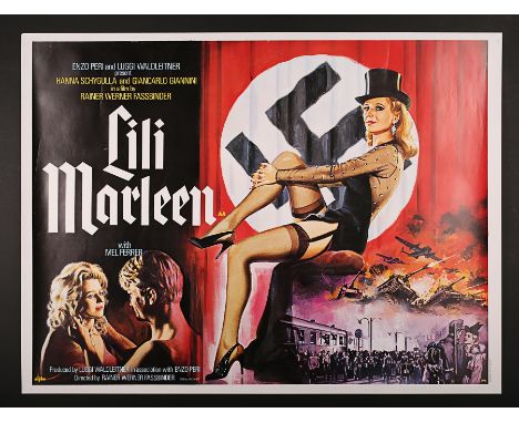 Artist: Tom ChantrellA UK Quad poster for the West German made WWII drama "Lili Marleen" (1981). Presenting typically colourf