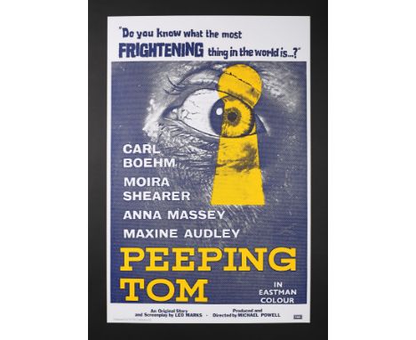 Artist: Unknown ArtistA poster for an early 1970's re-release of the notorious 1960 Michael Powell film. Though now generally