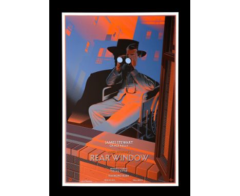 Artist: Laurent DurieuxA fabulous Laurent Durieux 2014 Mondo poster for Hitchcock's "Rear Window" (1954), numbered "280/375".