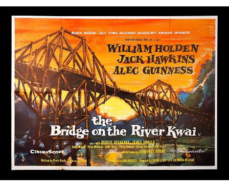 Artist: Unknown ArtistA UK Quad poster for the first re-release of the classic David Lean WWII film "Bridge On The River Kwai
