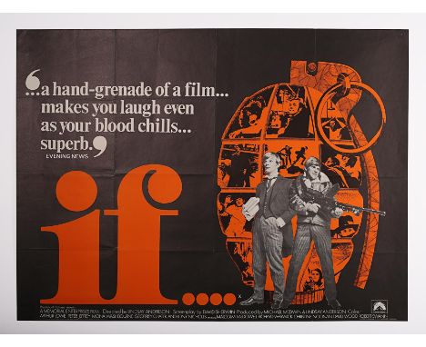 Artist: Unknown ArtistUK Quad poster for Lindsay Anderson's satirical dig at the establishment and the public school system i