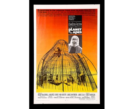 Artist: Unknown ArtistA US One-Sheet poster for "The Planet Of The Apes" (1968), the futuristic adventure starring Charlton H