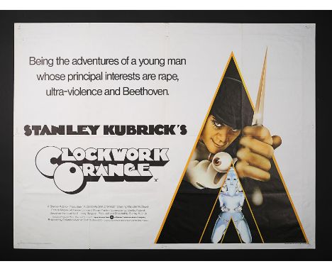 Artist: Philip CastleA UK Quad poster for the controversial film based on the novel by Anthony Burgess. The film was intellig