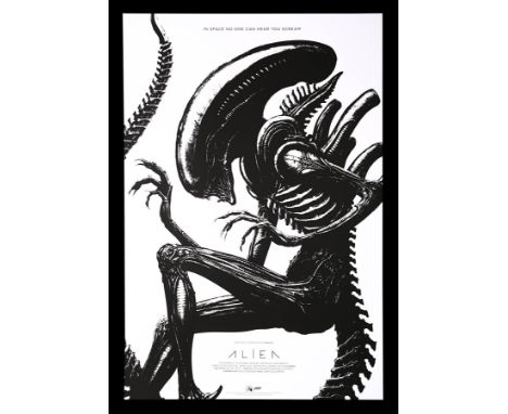 Artist: N.C. WintersA 2017 Mondo poster interpretation of the classic sci-fi-horror film, "Alien" (1979).24" x 36" (60 x 91.5