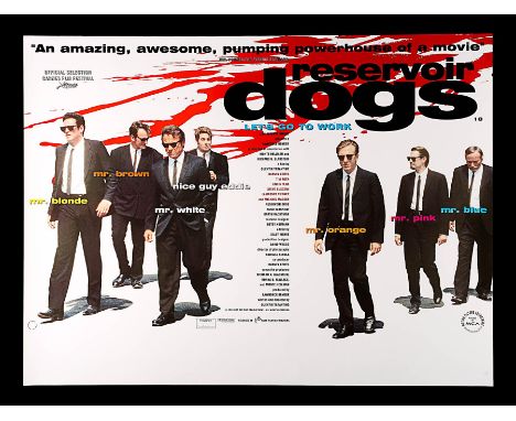 Artist: Graham HumphreysAn original double-sided Quad poster for Tarantino's "Reservoir Dogs" (1992). Although the identity o