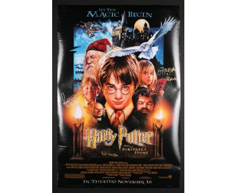 Artist: Drew StruzanAn autographed US One-Sheet Advance poster for the first Harry Potter film, "Harry Potter And The Sorcere