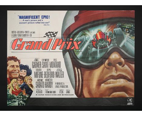 Artist: Unknown ArtistA fabulous piece of cinema poster illustration for this motor racing movie starring James Garner, the t