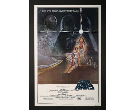 Artist: Tom JungA first release "Star Wars" (1977) Style-A poster, this being the third of four print runs from the first rel