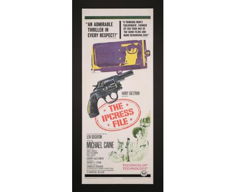 Artist: Unknown ArtistA paper-backed US Insert Poster for the Michael Caine thriller "The Ipcress File" (1965), this the firs