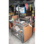 Shop Cart W/ Contents, 5C Collets, Bar/Pipe Clamps, Lathe Tool Holders, Oxy Acetylene Torch Hose