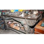 Steel Workbench Very Heavy Duty, Approx. 72 X 36 X 36"