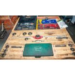 (4) Tap And Die Sets Not Complete