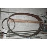 Bandsaw Blades And Clamps On Wall