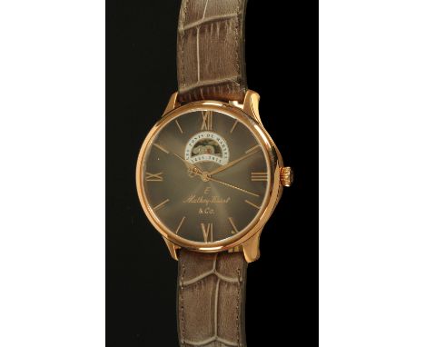 A Mathey Tissot Edmond Limited Edition gentleman's watch (71/130), stainless steel and gold plated, with sapphire glass, unwo