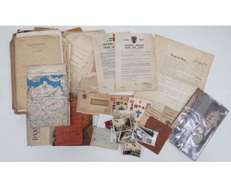 Fascinating Interwar and WW2 RAMC Ephemera Collectionall relating to Lieut. Colonel W J McIntosh.  Including his commission a