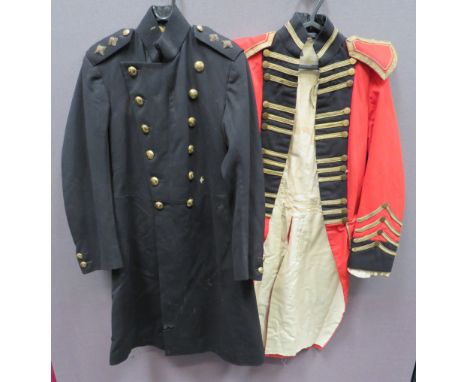 Wiltshire Regiment Officer?s Frock CoatA very fine double breasted, dark blue melton cloth example by Jones & Co, Regent St. 