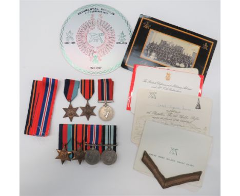 Two WW2 Gurkha Rifles Medal Groupsconsisting 1939-45 Star, Burma Star, 1939-45 War medal, all named "101788 RFN Jitbahadur Ad