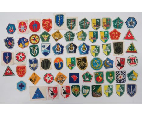 South Vietnam Formation Badgesgood selection of printed formation badges including 72 ART ... Engineer Troops ... Signal Troo