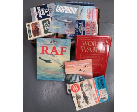 Quantity of Various Military Booksincluding Illustrated History Of The RAF by Nesbit ... World War II by I Matanle ... World 
