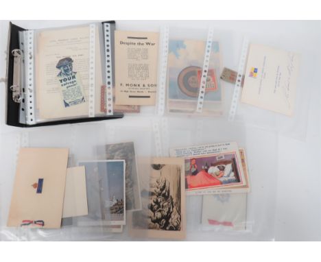 Selection of Home Front Postcards and Savings Cardsincluding quantity of Christmas National Savings cards "Bethlehem" showing