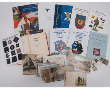 Various Military Badge Booksincluding British Army Unit Identification Badges Of The 1990's Vol 1 & 2 ... Drop Zone Flashes O