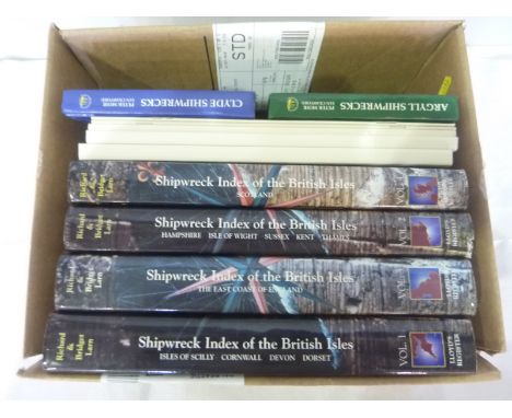 LARN R. & B.  Shipwreck Index of the British Isles. 4 vols. Quarto. Orig. cloth in d.w's. 1997/1998; also 5 Index & supplemen