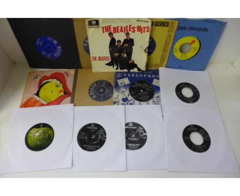 The Beatles and Rolling Stones 7" singles 