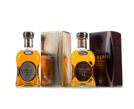 CARDHU 12 YEAR OLD AND GOLD RESERVE SPEYSIDE SINGLE MALT Cardhu was the first distillery acquired by John Walker & Son in 189