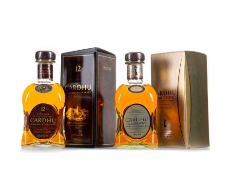 CARDHU 12 YEAR OLD AND GOLD RESERVE SPEYSIDE SINGLE MALT Cardhu was the first distillery acquired by John Walker & Son in 189