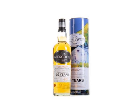 GLENGOYNE 10 YEAR OLD GLASGOW SCHOOL OF ART MACKINTOSH APPEAL HIGHLAND SINGLE MALT Founded in 1833, Glengoyne distillery, jus