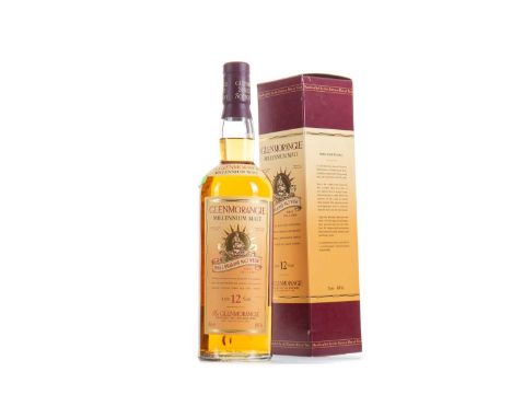 GLENMORANGIE 12 YEAR OLD MILLENNIUM MALT HIGHLAND SINGLE MALT Famous for their unique stills, each as tall as an adult giraff