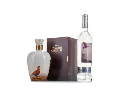 FAMOUS GROUSE WADE DECANTER AND FREE SPIRIT BLENDED WHISKY AND GRAIN SPIRIT Each 40% ABV / 70clQty: 2