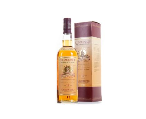 GLENMORANGIE 12 YEAR OLD MILLENNIUM MALT HIGHLAND SINGLE MALT Famous for their unique stills, each as tall as an adult giraff