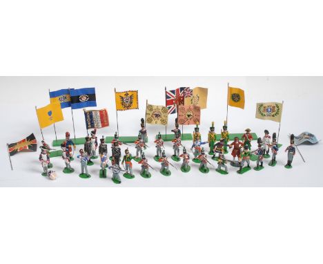 Napoleonic Wars - solid cast Battle of Waterloo models, Netherlands, 2nd Regiment Belgian Infantry, Grenadiers;  30th Regimen