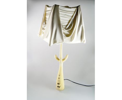 After Salvador Dali, Spanish, 1904-1989, a Lampara Cajones lamp base, originally designed in 1937, this example late 20th cen