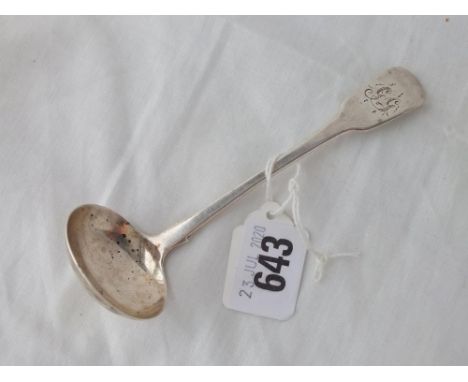 Victorian Exeter cream ladle - 1840 by WRS 
