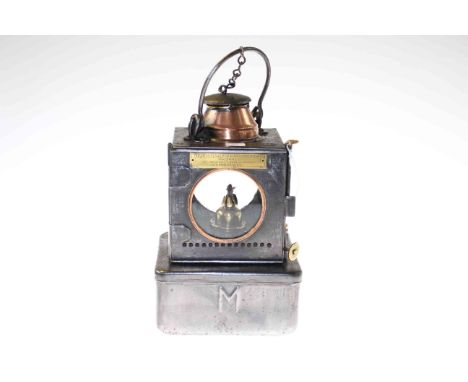 Welch Patent (M) railway lamp