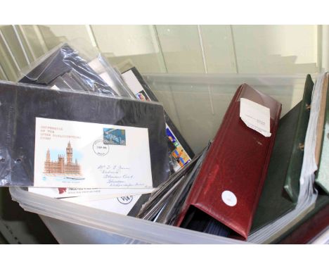 Collection of first day covers and albums