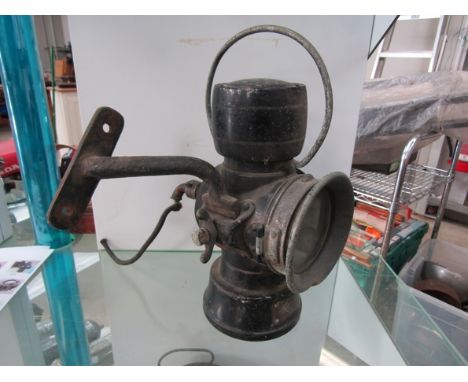 A Lucas 'King of the road' lamp with bracket