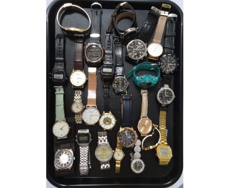 SELECTION OF LADIES AND GENTLEMEN'S WRISTWATCHESincluding Accurist, Casio, Lorus, Sekonda, Emporio Armani, Tissot, Baby-G, Fo