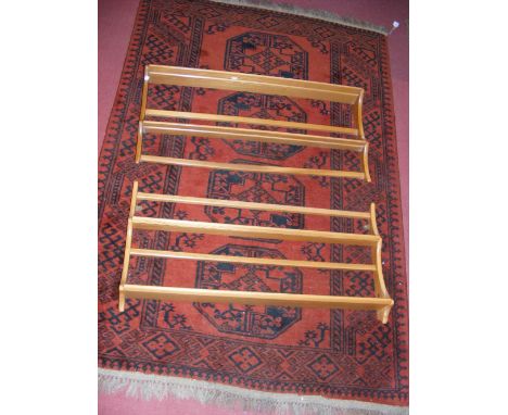 An Ercol plate rack and one other 