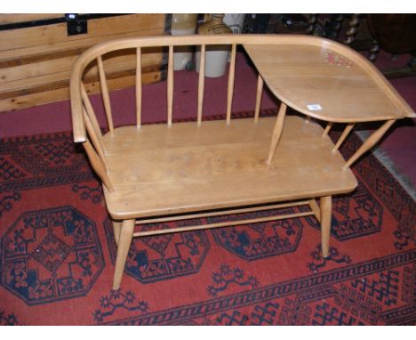 An Ercol style "Chippy Heath" telephone/hall table 