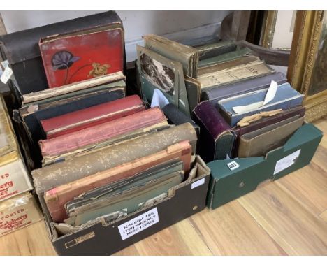   A large and wide-range and collection of mixed early 20th century and later topographical postcards, subject to include por