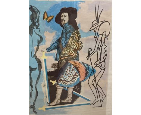   Salvador Dali (1904-1989), lithograph on Japan paper, Courtier Asasove, 1976, signed in pencil and number I-LXXXIV/C, overa