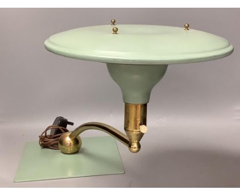   A 1950's American 'Sight Light' desk lamp, manufactured by Wheeler, height 33cm