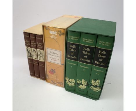 Folio Society: Briggs Katharine M.: Folk Tales of Britain. 2011. Three volumes in slip case; and Nesbit E.: The Story of the 