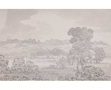 Daphne Chandler (Contemporary)"Early Spring"Signed, oil on board, 72cm by 35cm; together with a sketch attributed to David Co