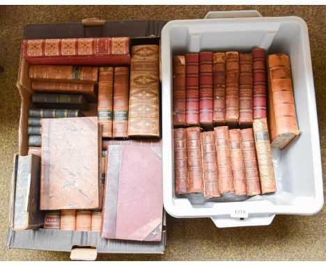 Leather-Bound Books, including: Dickens (Charles), The Posthumous Papers of the Pickwick Club, Chapman and Hall, 1837, illust